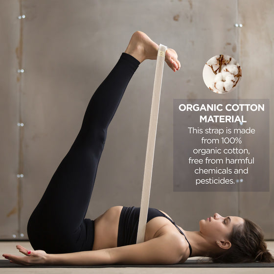 Organic Cotton Yoga Strap