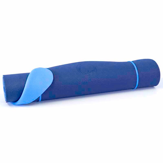 MagFit Jute Yoga Mat 5mm (Blue)