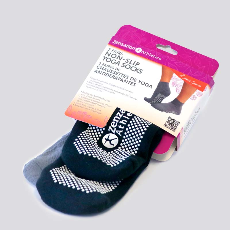 LOVETOUCH Women Yoga Socks Non-Slip Grips & Straps Cotton Sock For